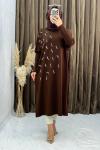 3282 Sina Tunik Kahve